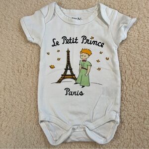 Le Petit Prince One Piece Size 12 Months Paris French NWT Shirt Girls Boys New.